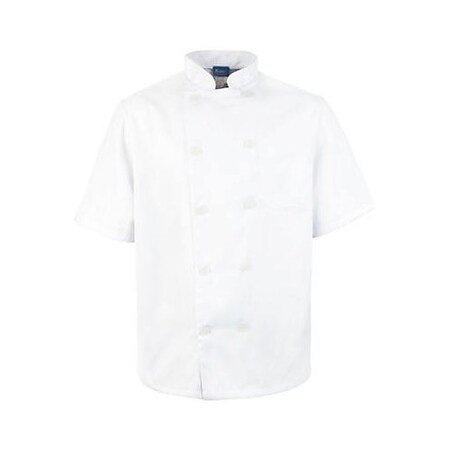 Allpoints Kng Sm Mens Chef Coat Short Sleeve 1051S